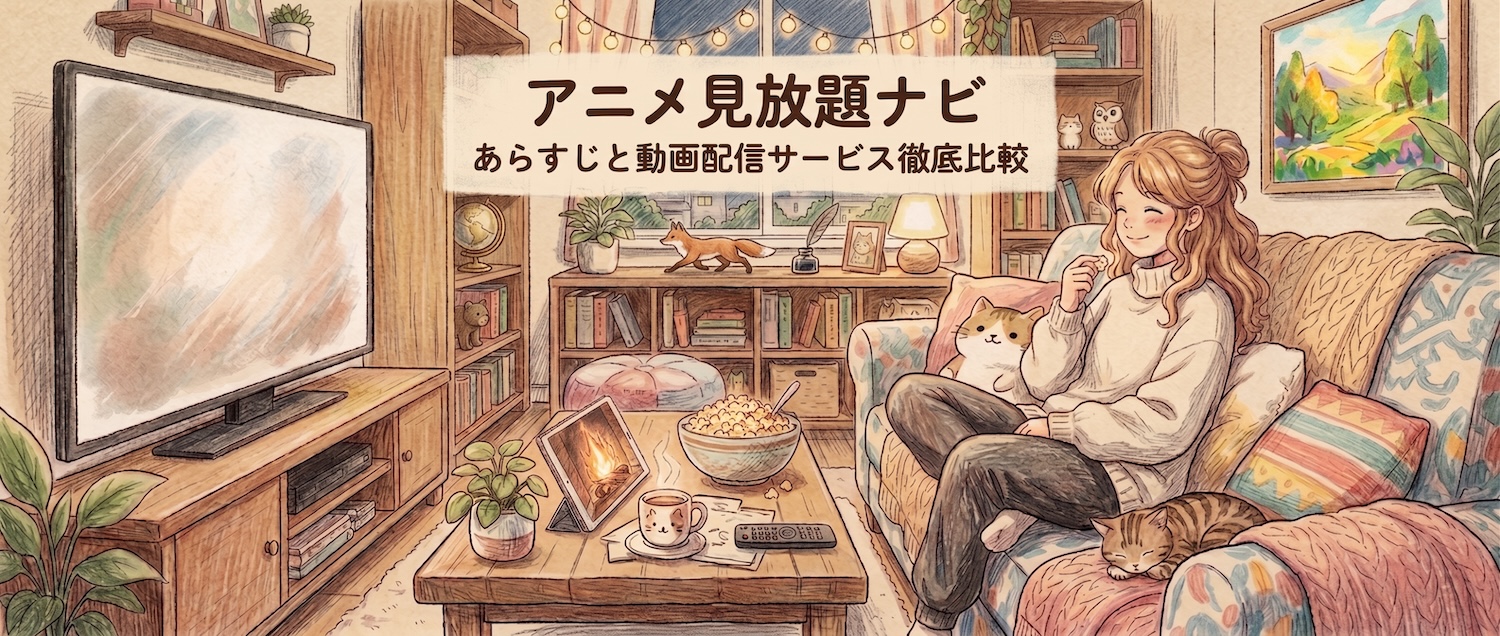 アニメ見放題ナビ|あらすじと動画配信サービス徹底比較